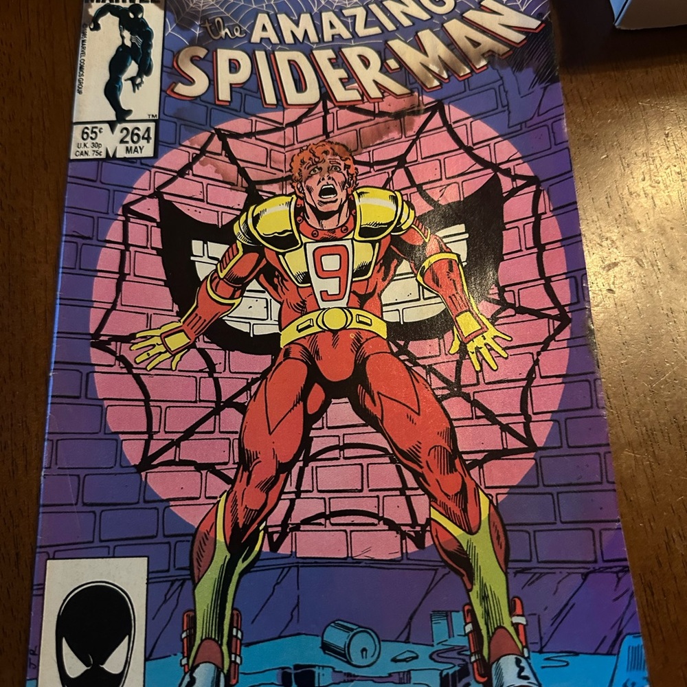 Marvel The Amazing Spider-Man Comic Cover - Red, Yellow & Purple Artwork